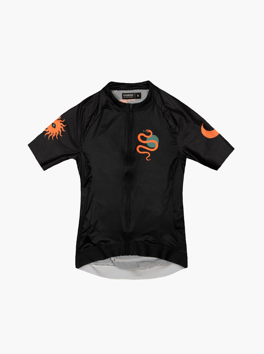 Women's Cycling Jersey - Snakebite - Acid Black