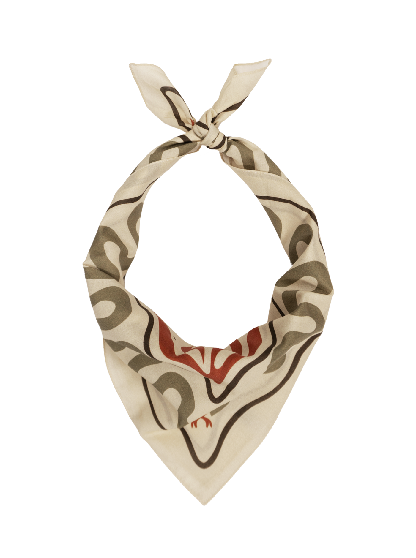 Bandana - Snakebite - Cream