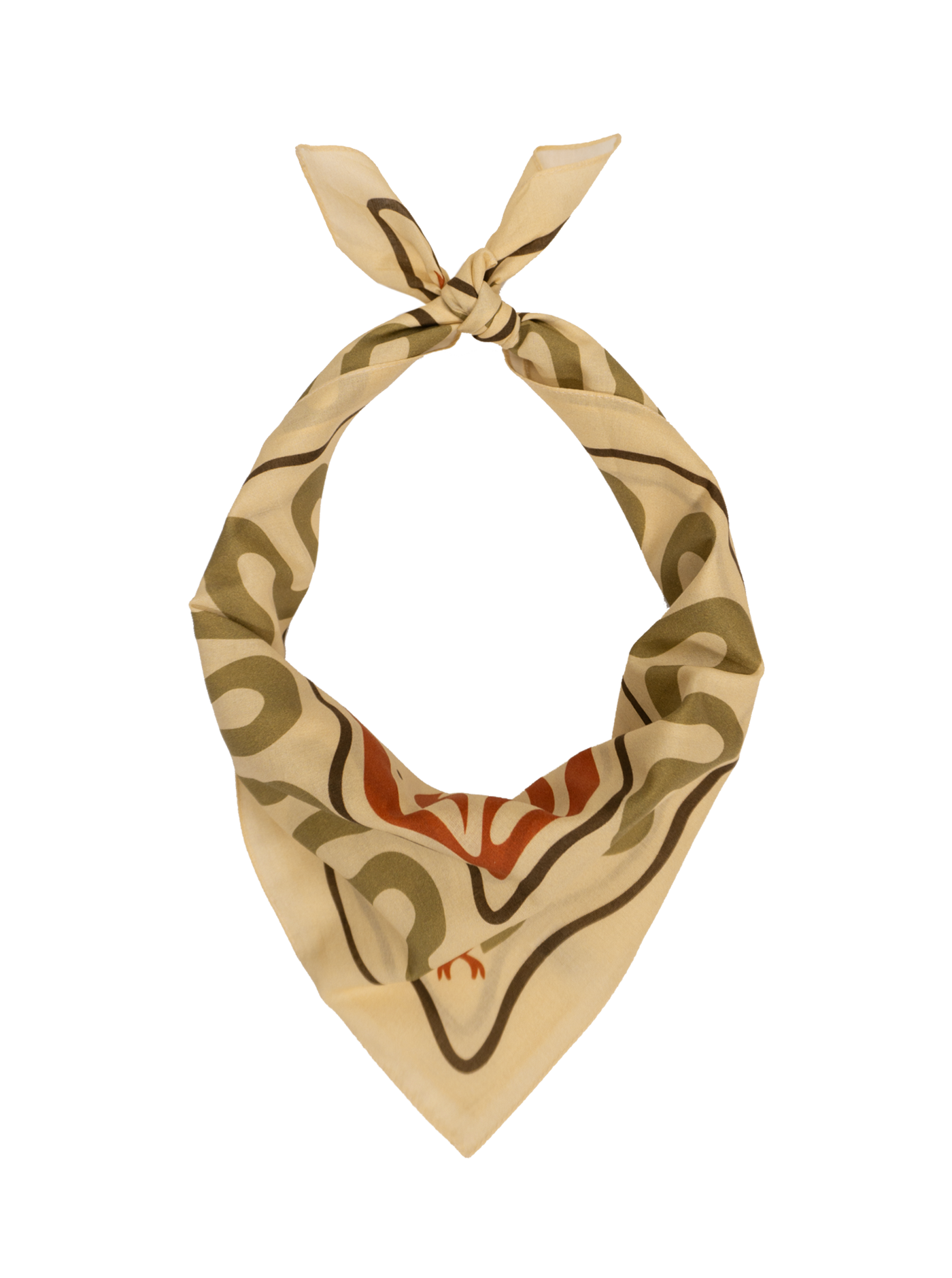Bandana - Snakebite - Cream