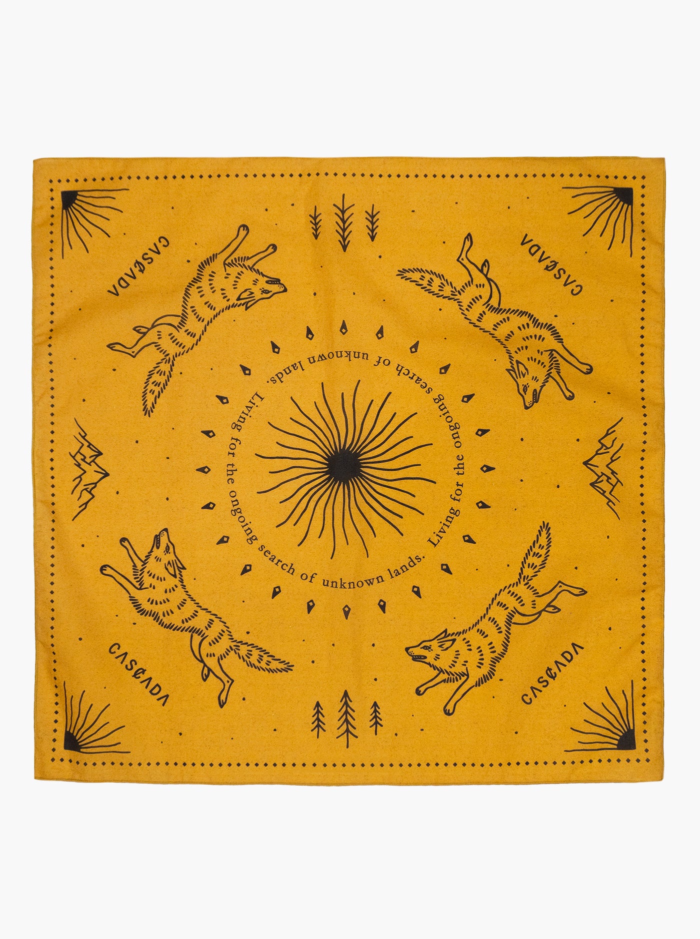 Bandana - Wolfpack - Honey Gold