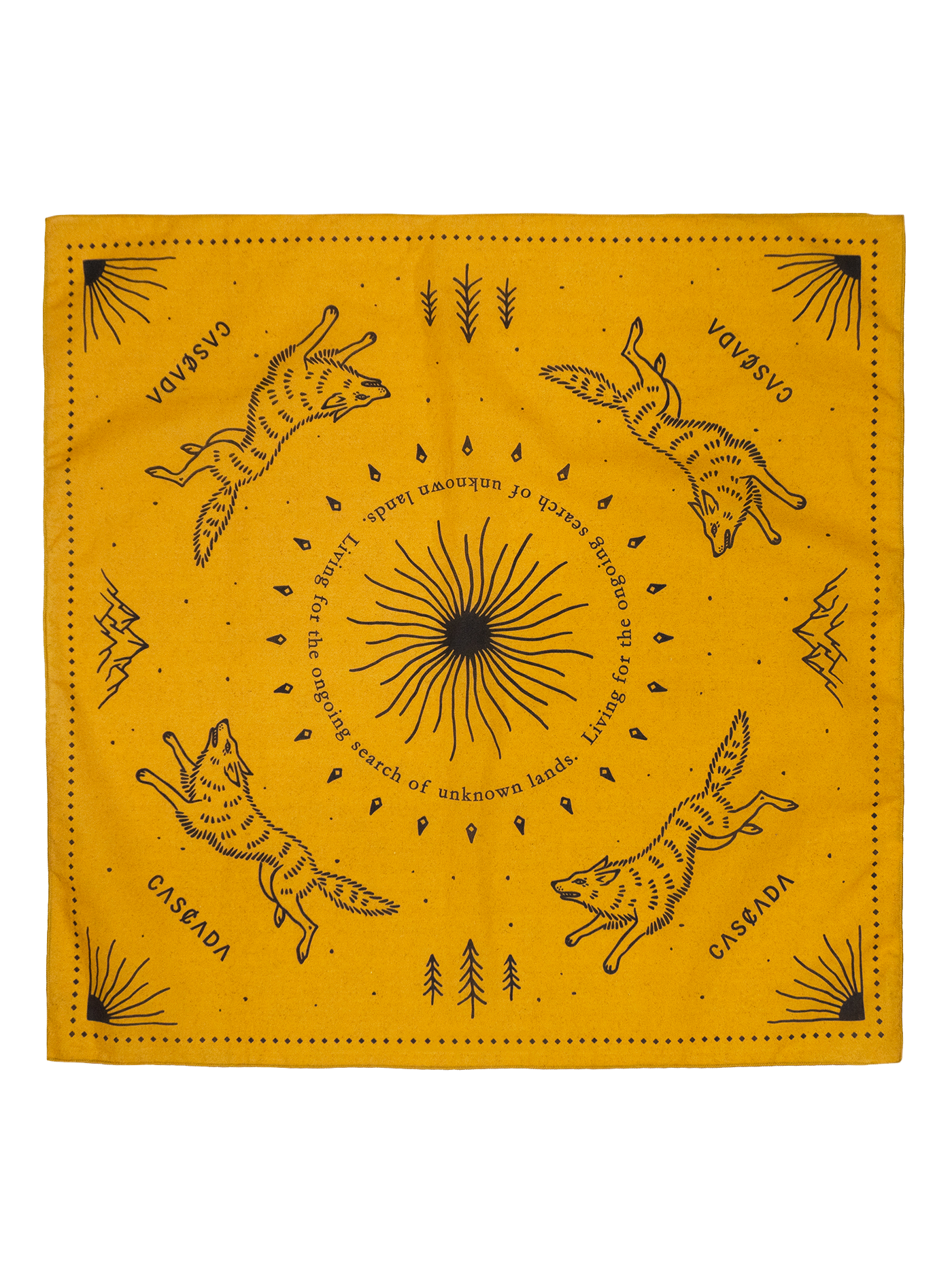 Bandana - Wolfpack - Honey Gold