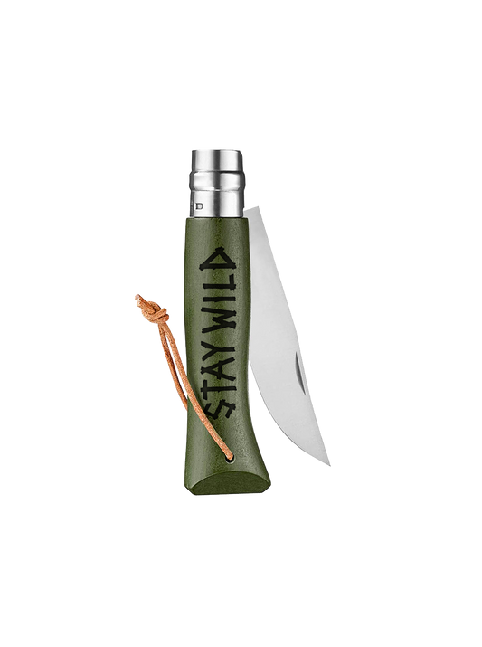 Stay Wild - Opinel N°08 - Olive