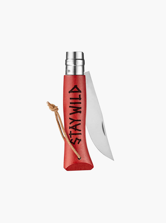 Stay Wild - Opinel N°08 - Red