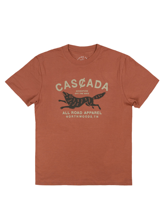 Cotton Unisex T-Shirt - Off The Grid - Burnt Sienna