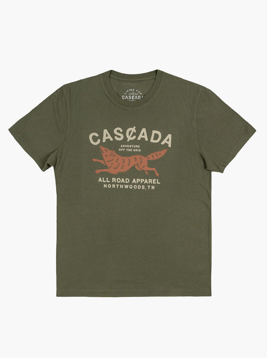 Cotton Unisex T-Shirt - Off The Grid - Olive Drab
