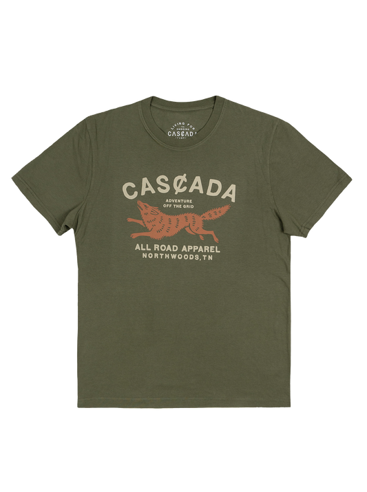 Cotton Unisex T-Shirt - Off The Grid - Olive Drab