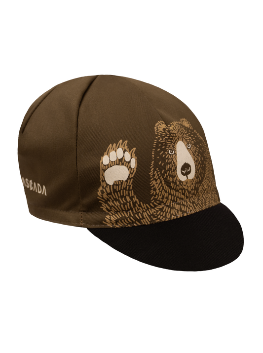 Cycling Cap - Stay Wild - Brown