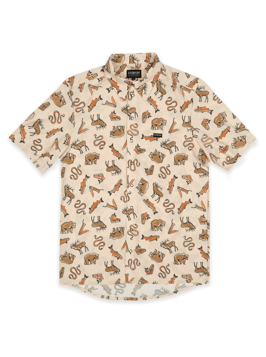 Howling Button Up Shirt - Wild Wander - Cream
