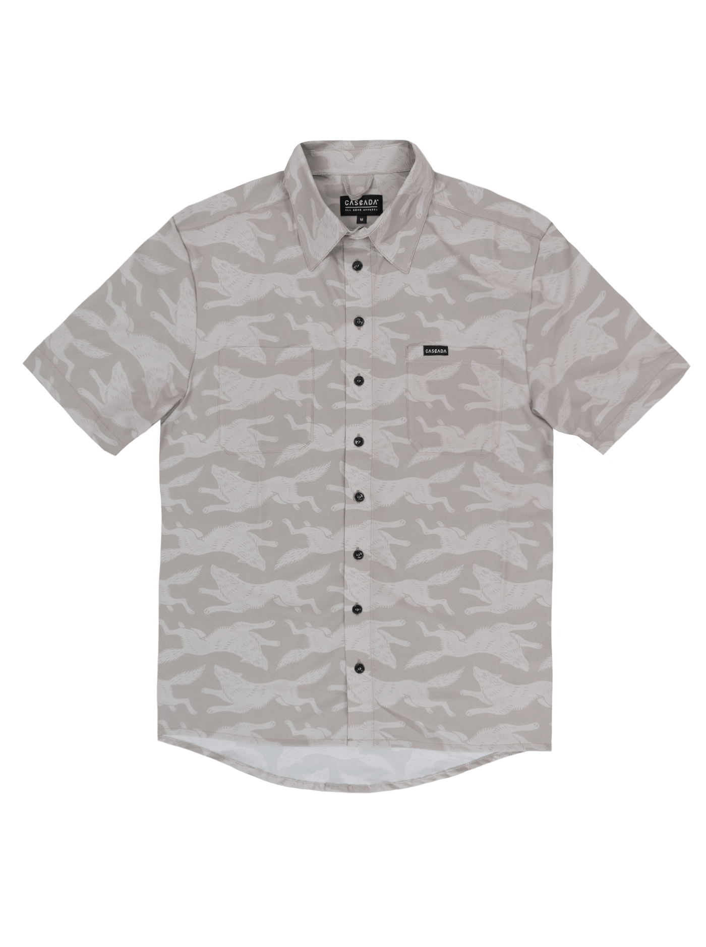 Howling Button Up Shirt - Wolfpack - Sage