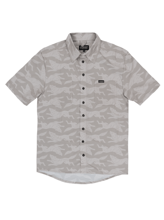 Howling Button Up Shirt - Wolfpack - Sage