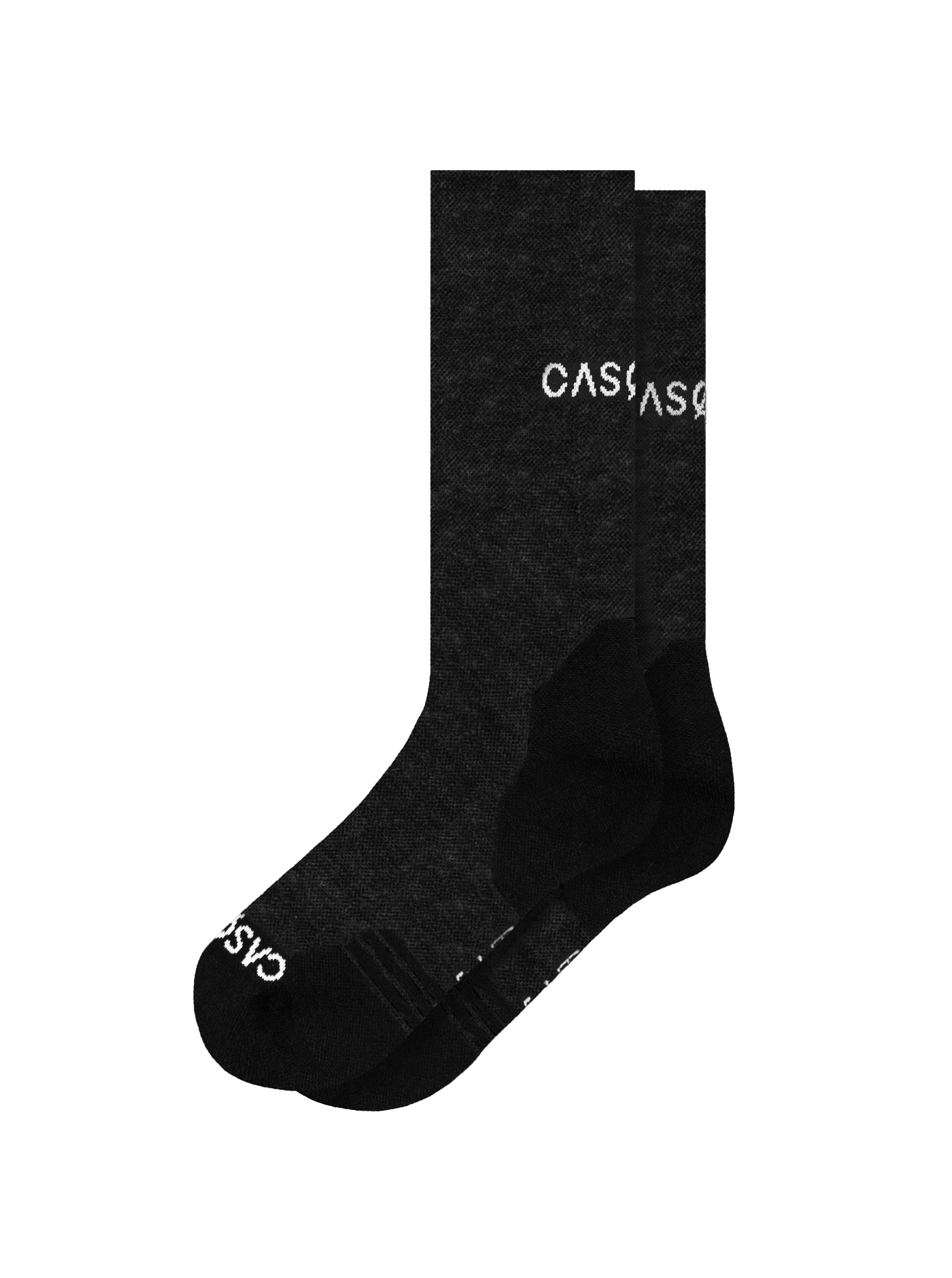 Merino Cross Socks Regular - Heather Black
