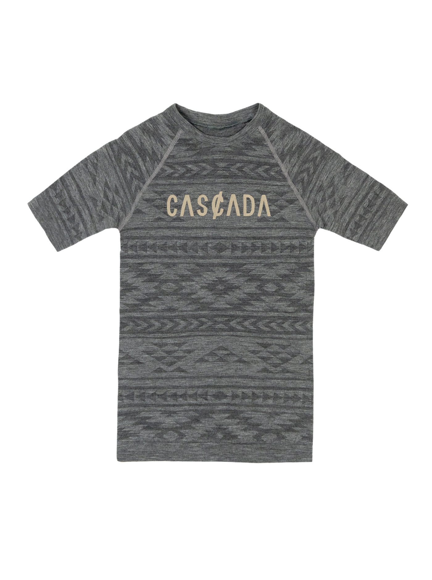 Merino Base Layer Short Sleeve Unisex - Earth Black