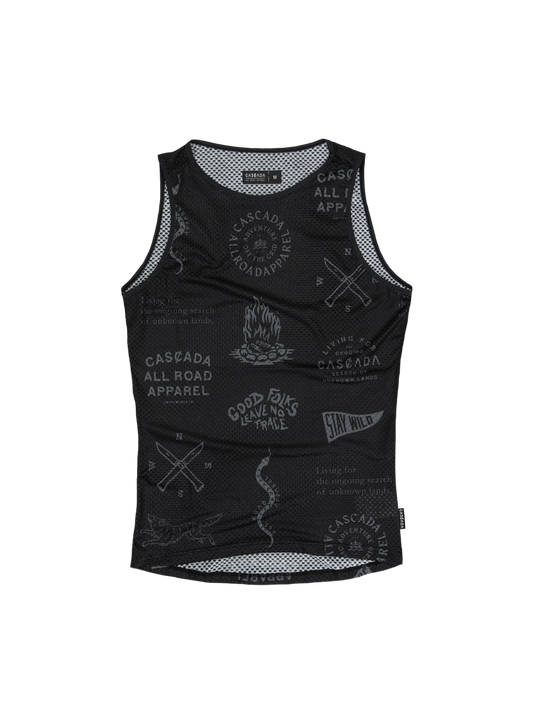 Mesh Base Layer Sleeveless - Crew Kit - Black
