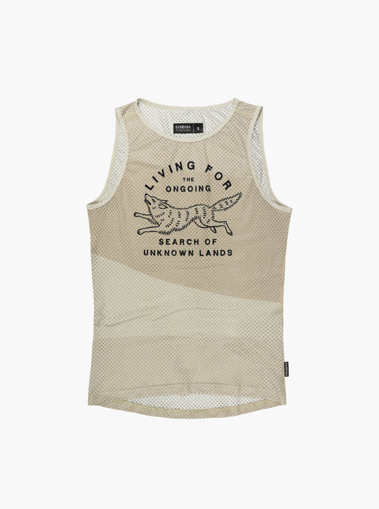 Mesh Base Layer Sleeveless - Signature Sand