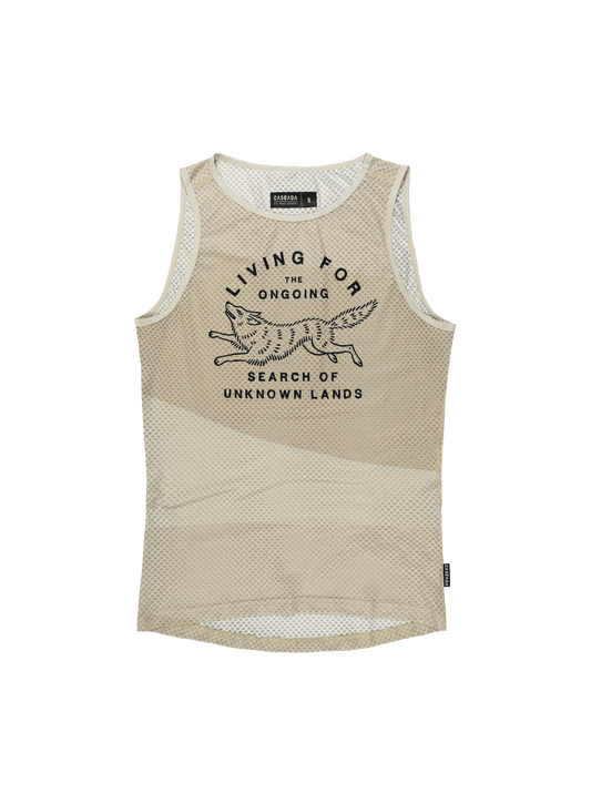 Mesh Base Layer Sleeveless - Signature Sand