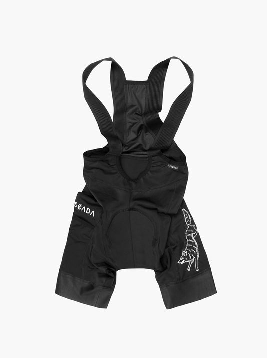 Women's Cargo Bib Shorts - Black