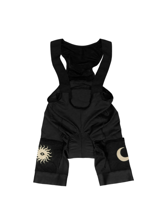 Women's Cargo Bib Shorts - Black