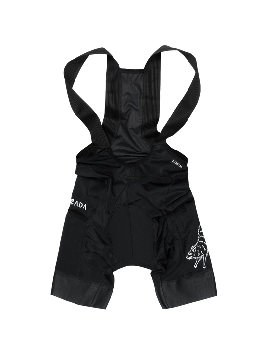 Cargo Bib Shorts - Black
