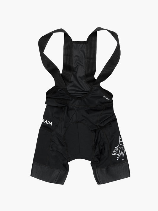 Cargo Bib Shorts - Black