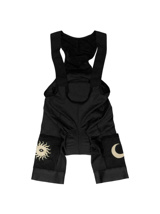 Cargo Bib Shorts - Black