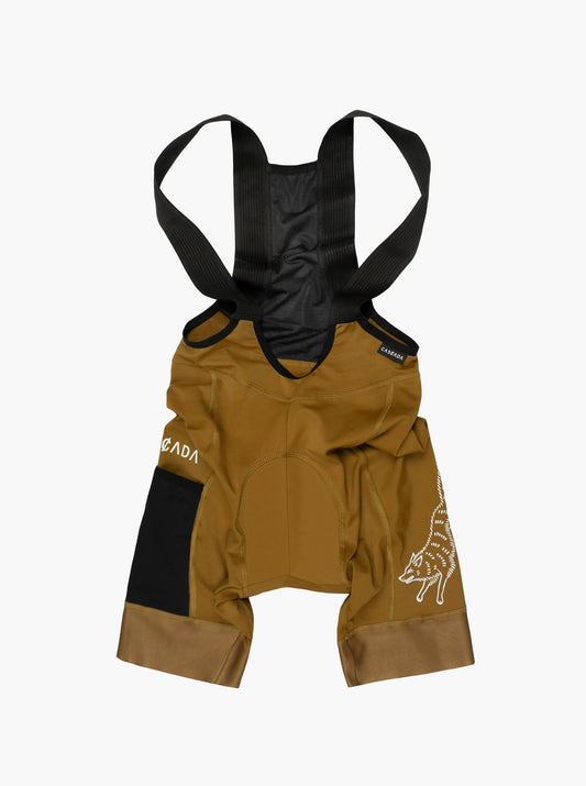Cargo Bib Shorts - Mustard