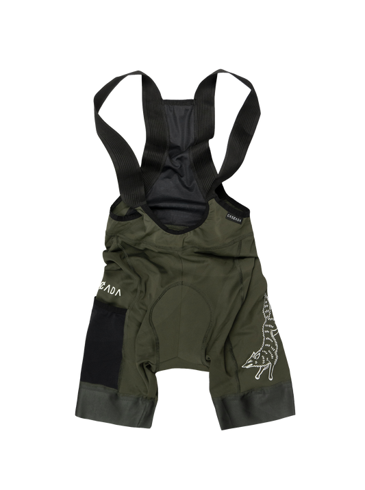 Cargo Bib Shorts - Olive
