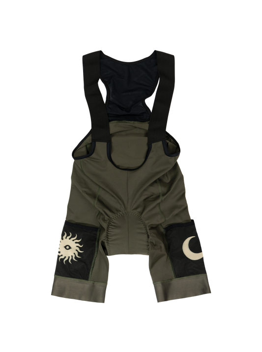 Cargo Bib Shorts - Olive