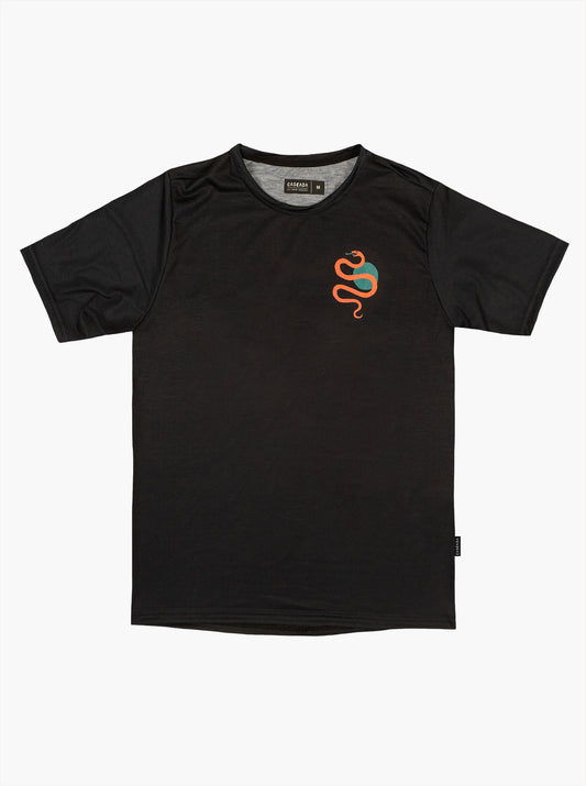 Trail T-Shirt - Snakebite - Acid Black