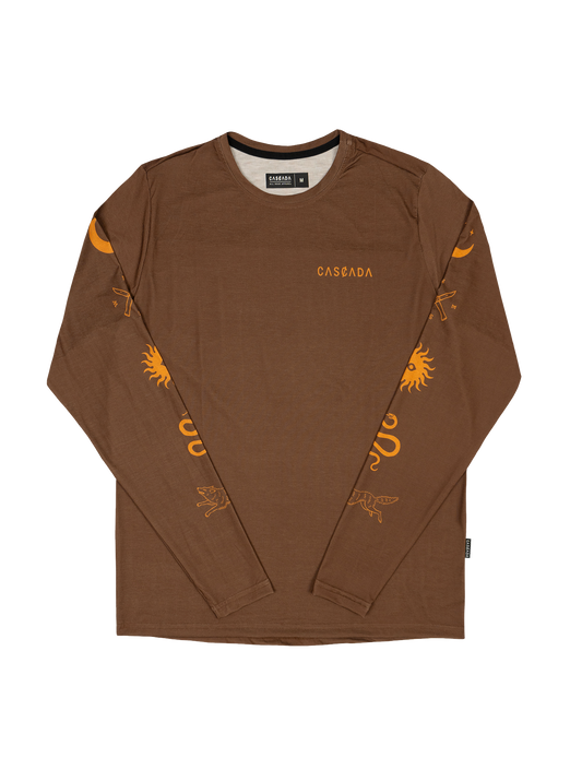 Trail Long Sleeve T-Shirt - Brown