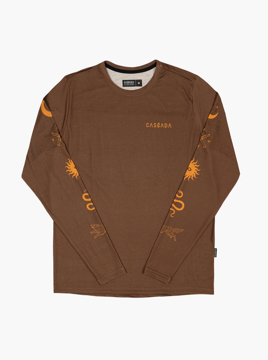 Trail Long Sleeve T-Shirt - Brown
