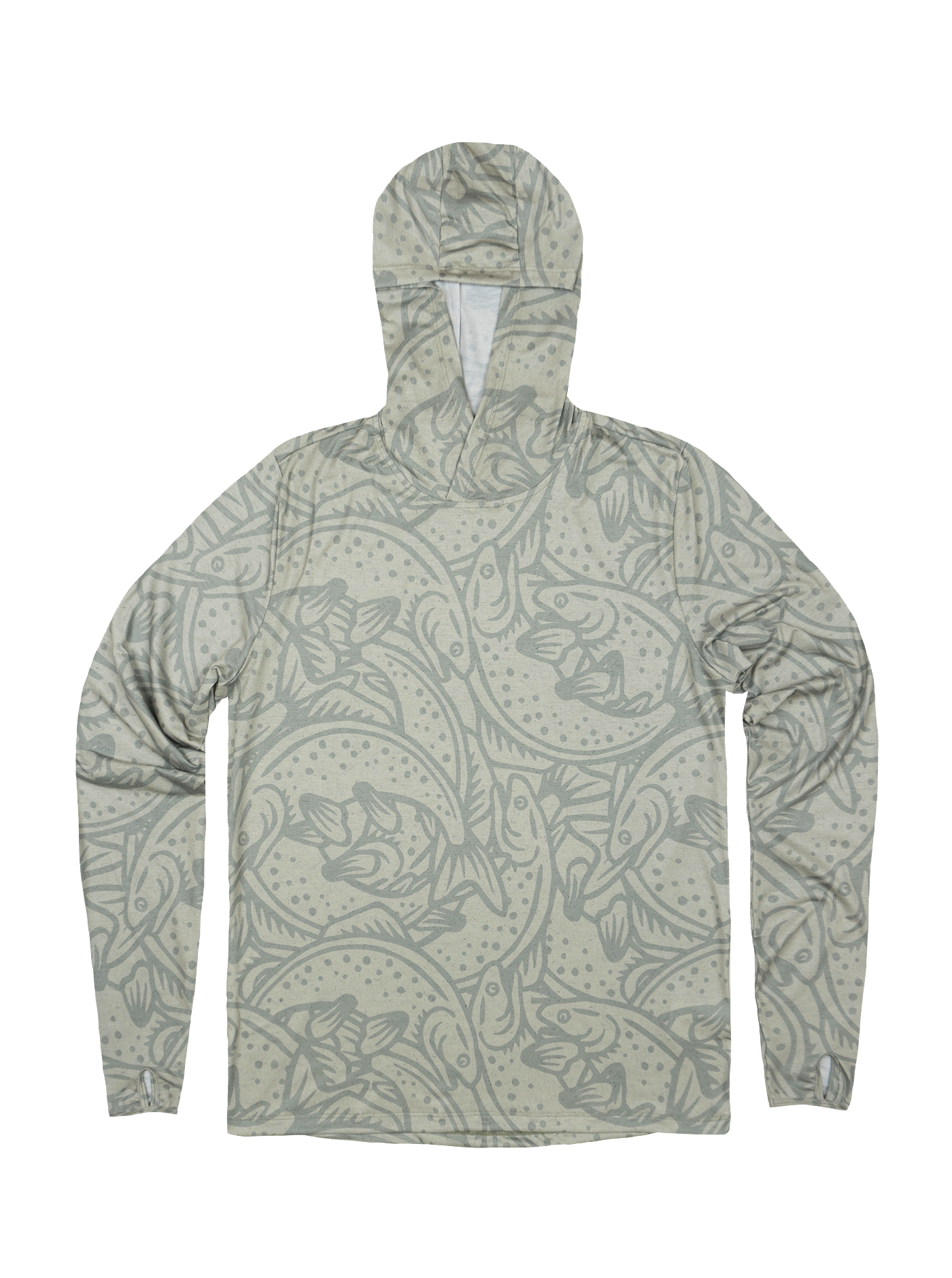 Trail T-Shirt Hoodie - Loyal To The Waters - Sage