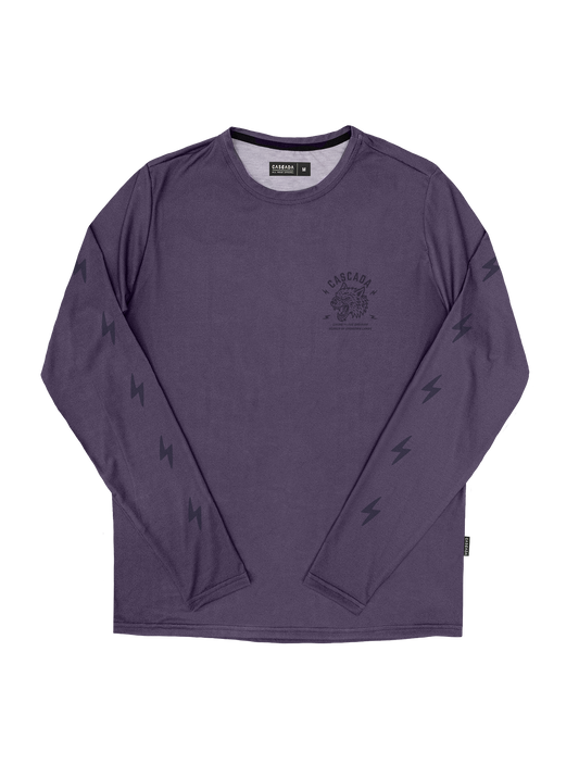 Trail Long Sleeve T-Shirt - Midnight Run - Huckleberry