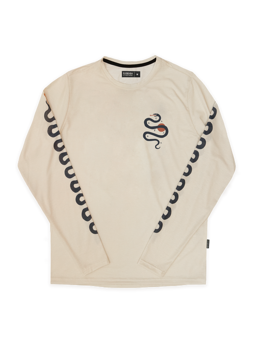 Trail Long Sleeve T-Shirt - Snakebite - Sand