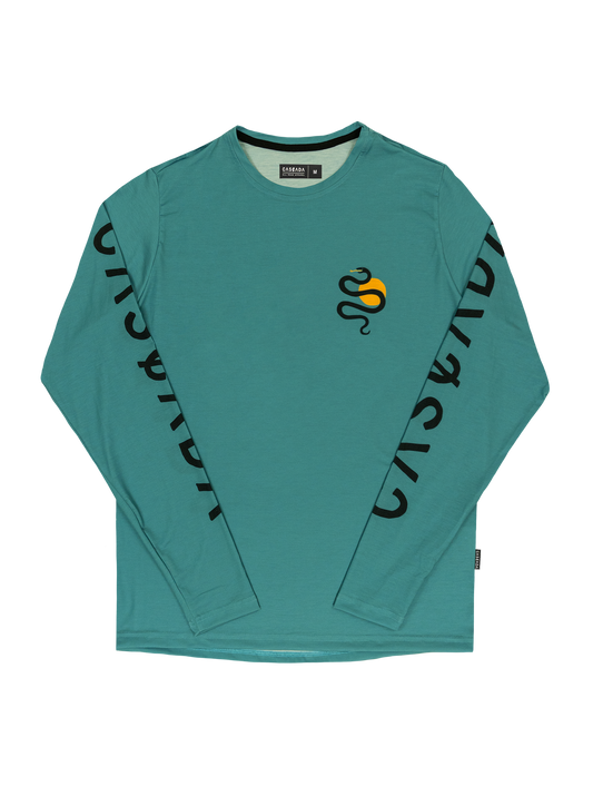 Trail Long Sleeve T-Shirt - Snakebite - Emerald