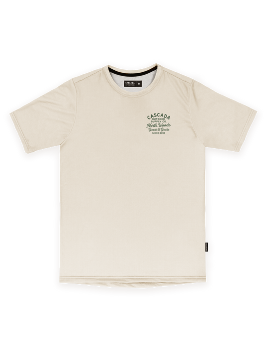 Trail T-Shirt - Iron Garage - Sand