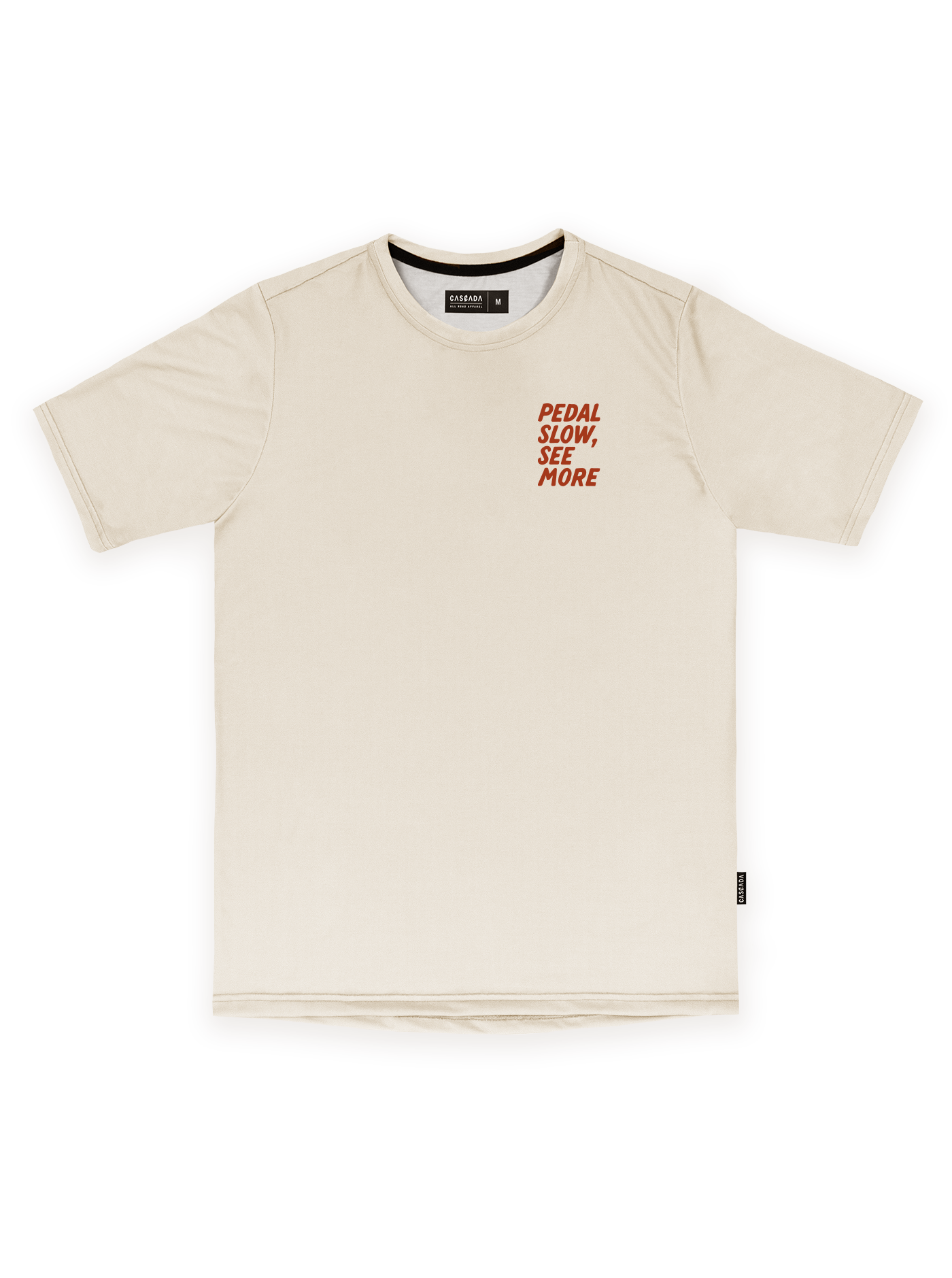 Trail T-Shirt - Pedal Slow, See More - Sand