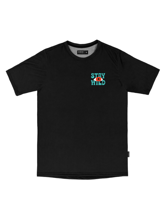 Trail T-Shirt - Stay Wild - Black
