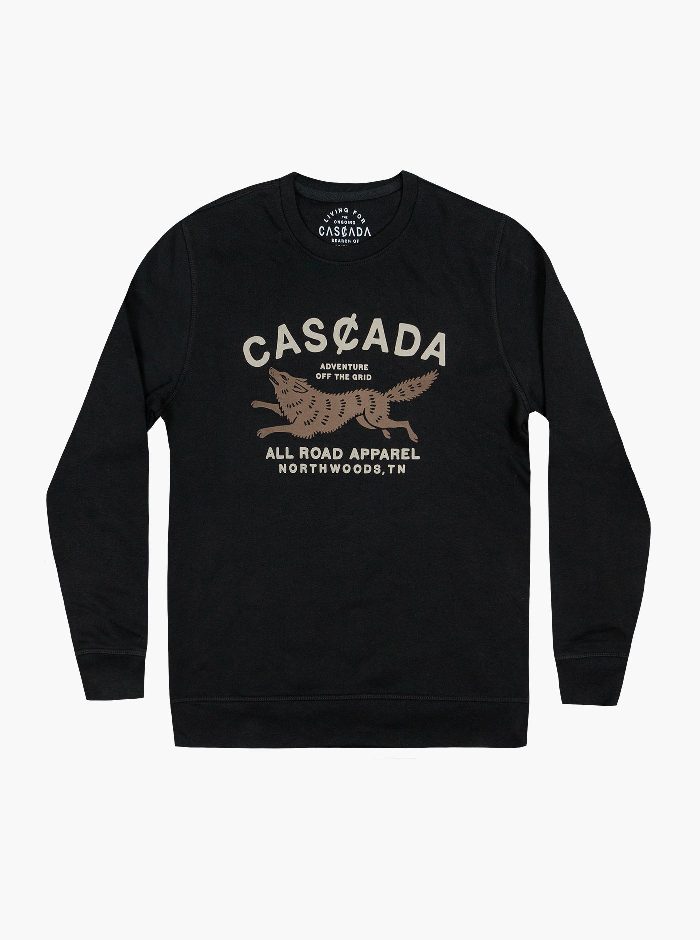 Unisex Classic Crew - Off The Grid - Black