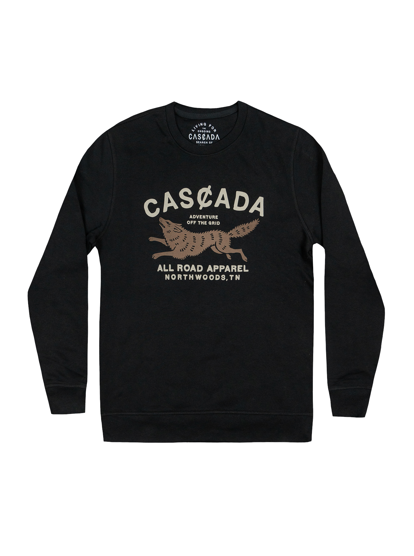 Unisex Classic Crew - Off The Grid - Black