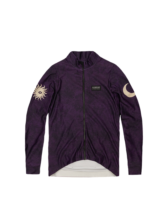 Women's Cycling Long Sleeve Jersey - Haze Plum