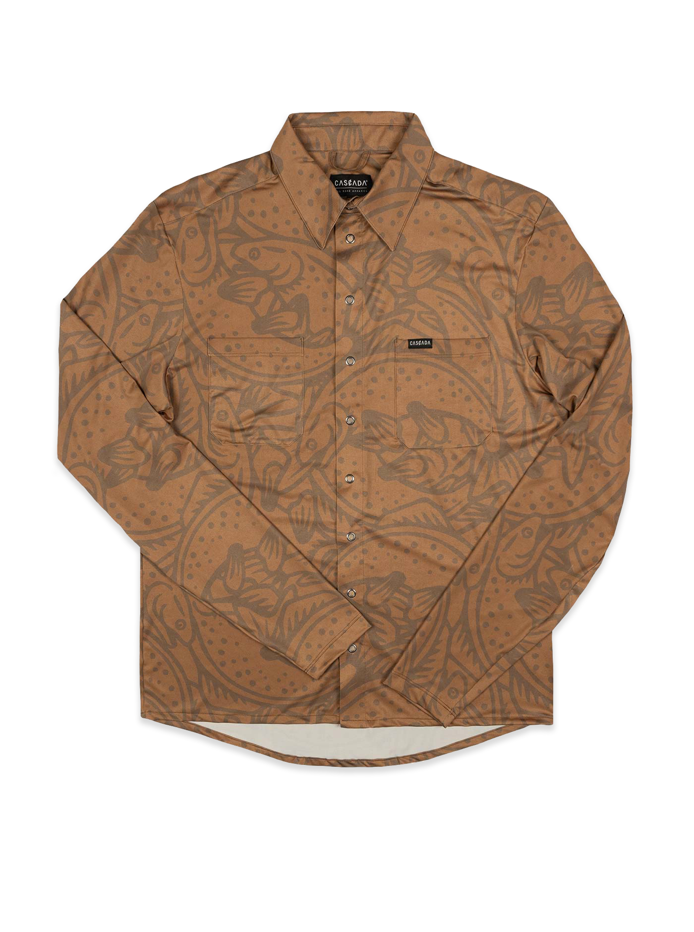 Yonder Long Sleeve Shirt - Loyal To The Waters - Rust