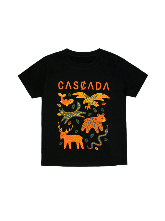 Youth Cotton T-Shirt - Black