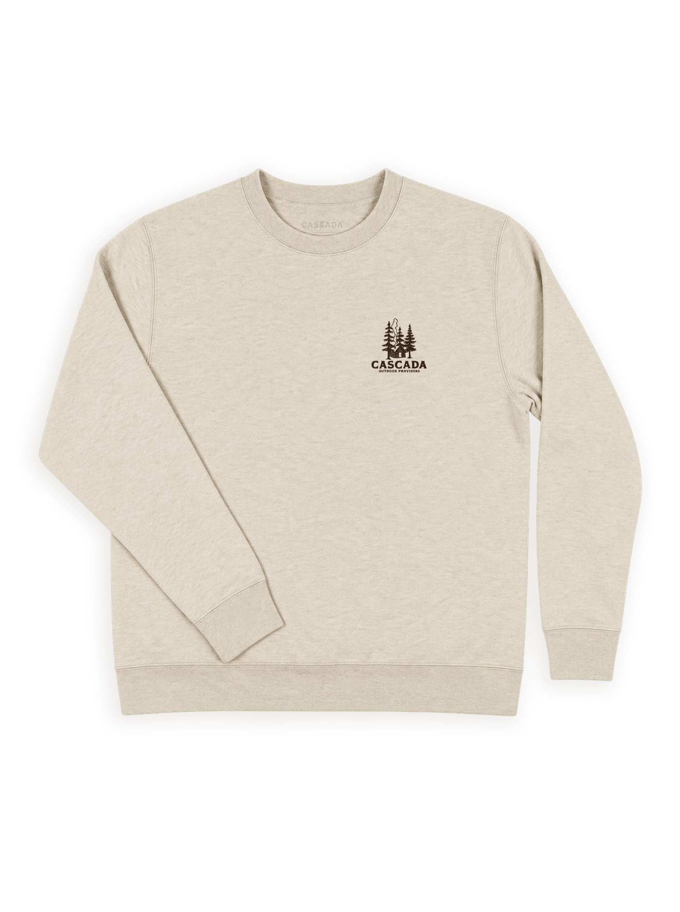 Unisex Classic Crew - At The Cabin - Heather Grey