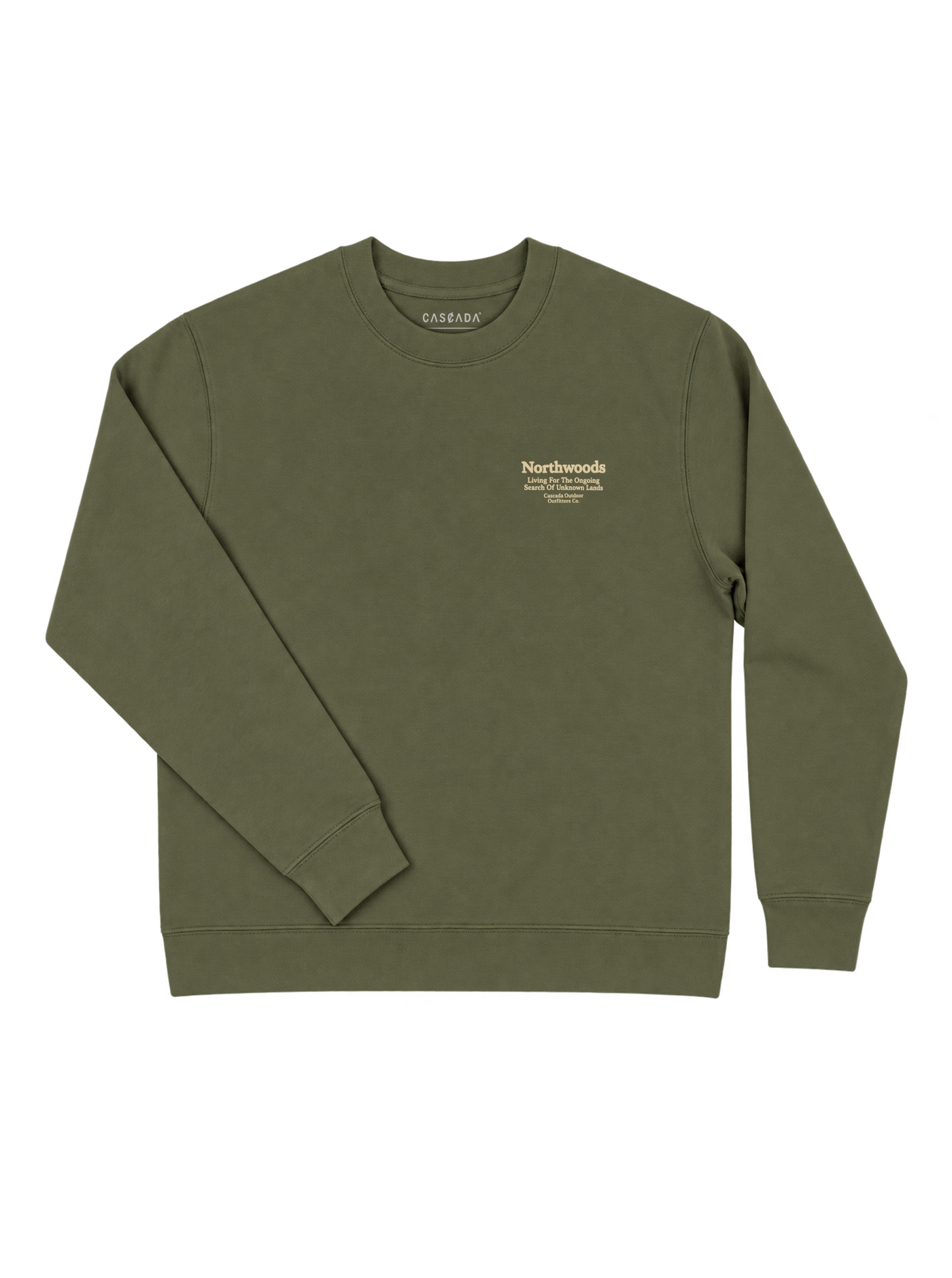 Unisex Classic Crew - Northwoods - Faded Olive