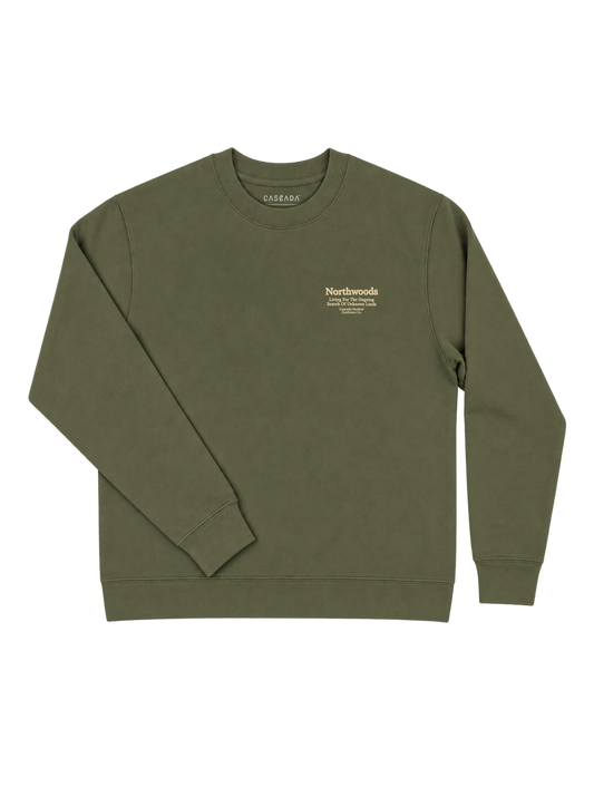 Unisex Classic Crew - Northwoods - Faded Olive