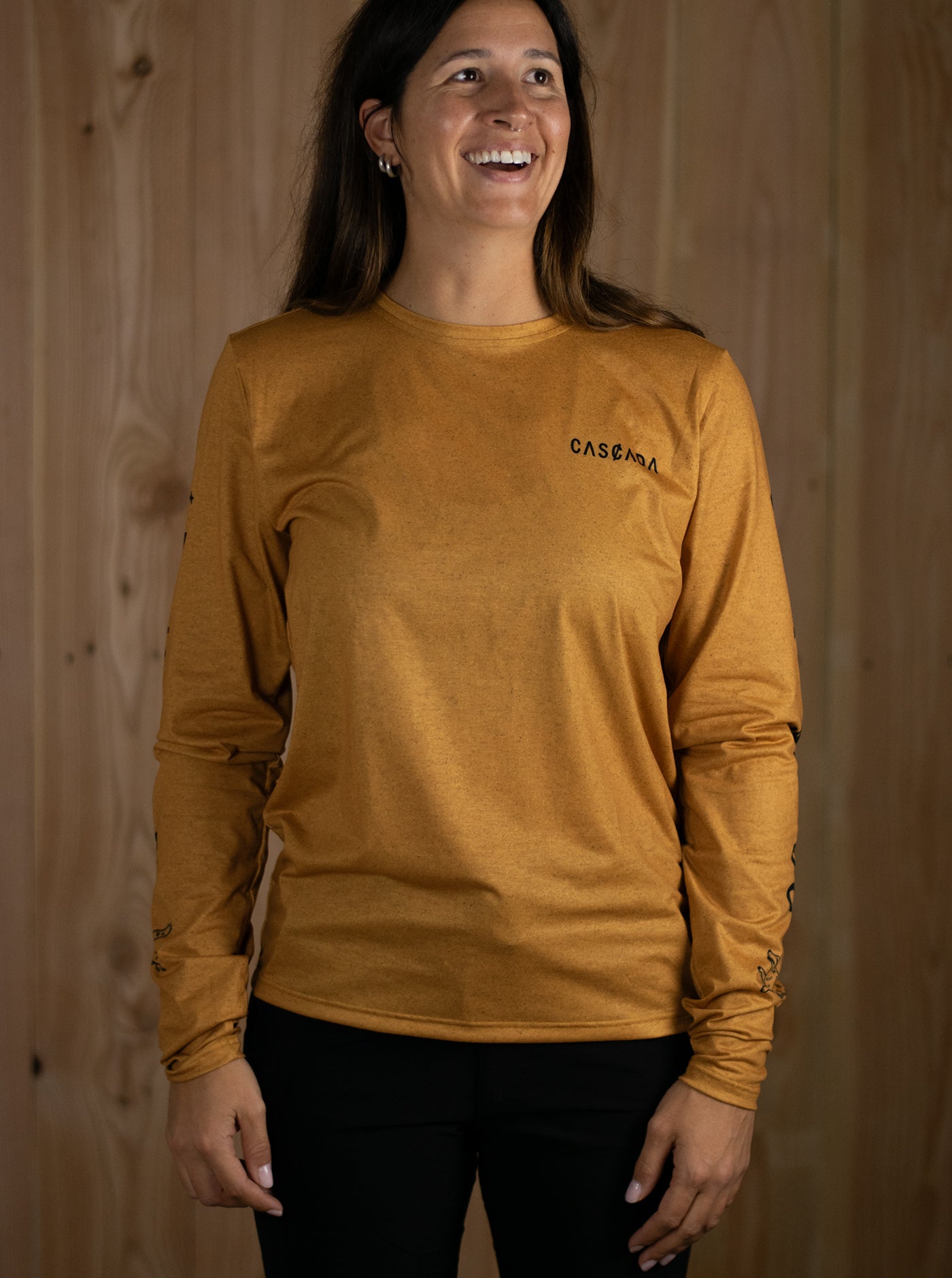 Trail Long Sleeve T-Shirt - Honey Gold