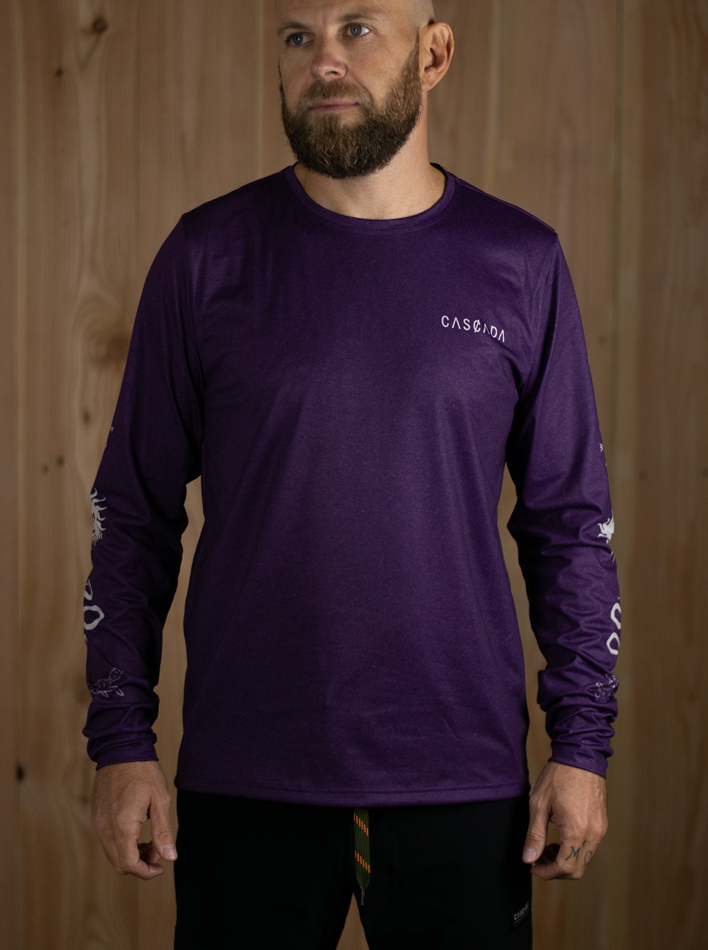 Trail Long Sleeve T-Shirt - Black Violet