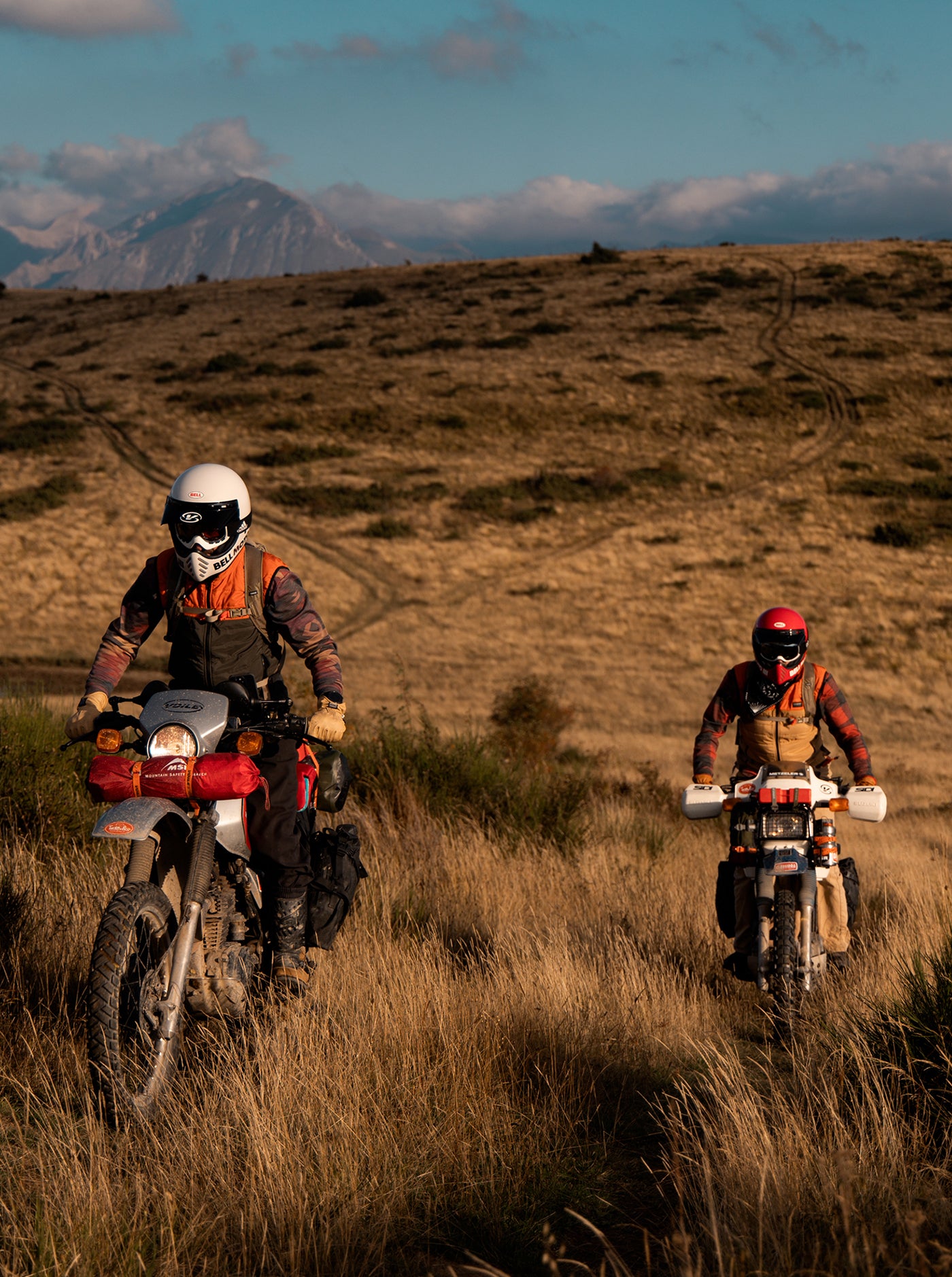 Guide Ultralight Vest - Orange / Dark Tan