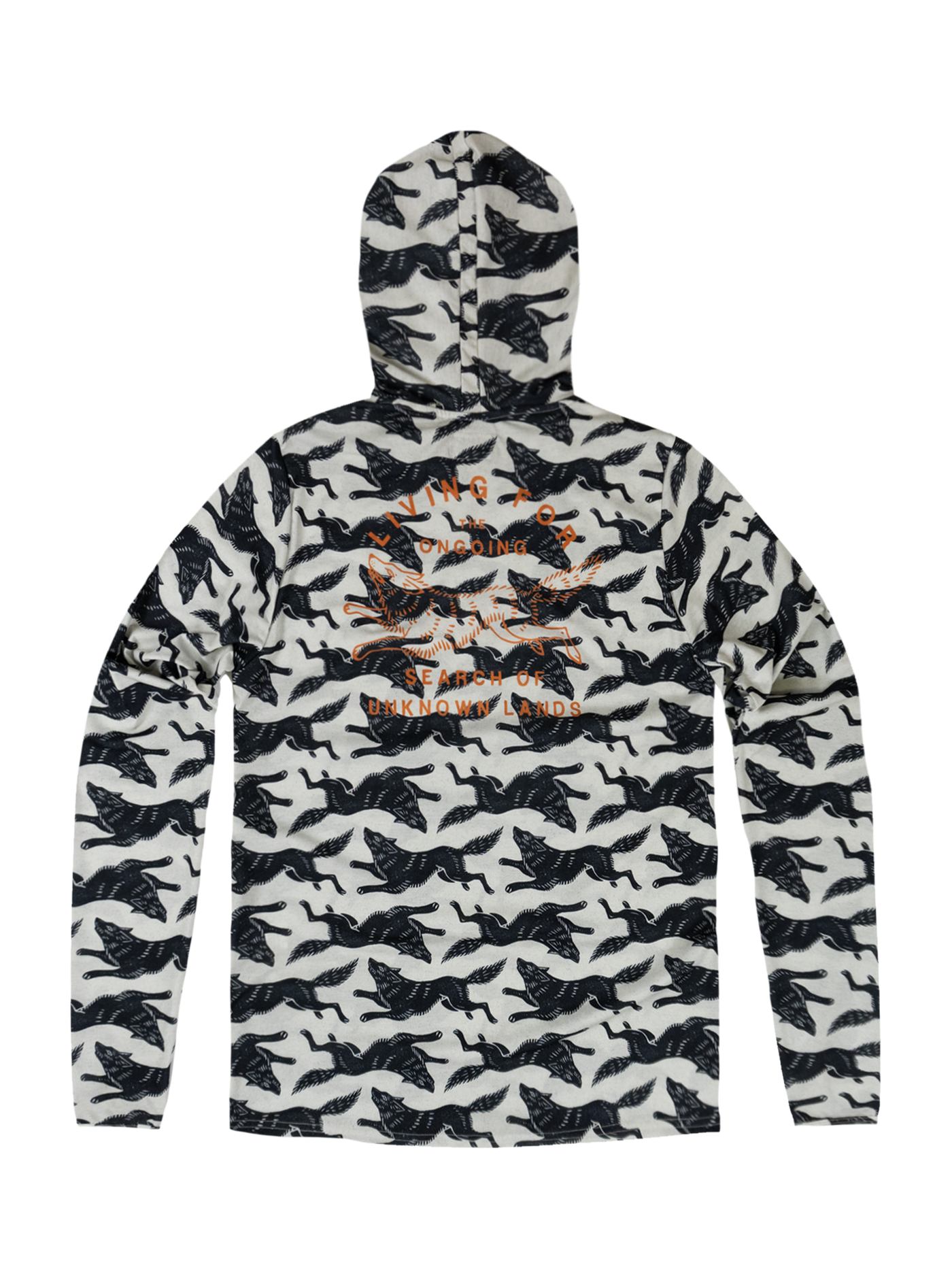 Trail T-Shirt Hoodie - Wolfpack