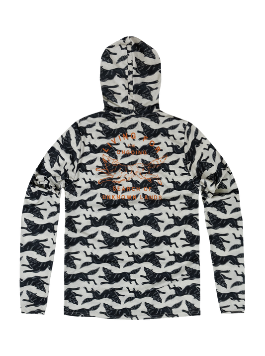 Trail T-Shirt Hoodie - Wolfpack